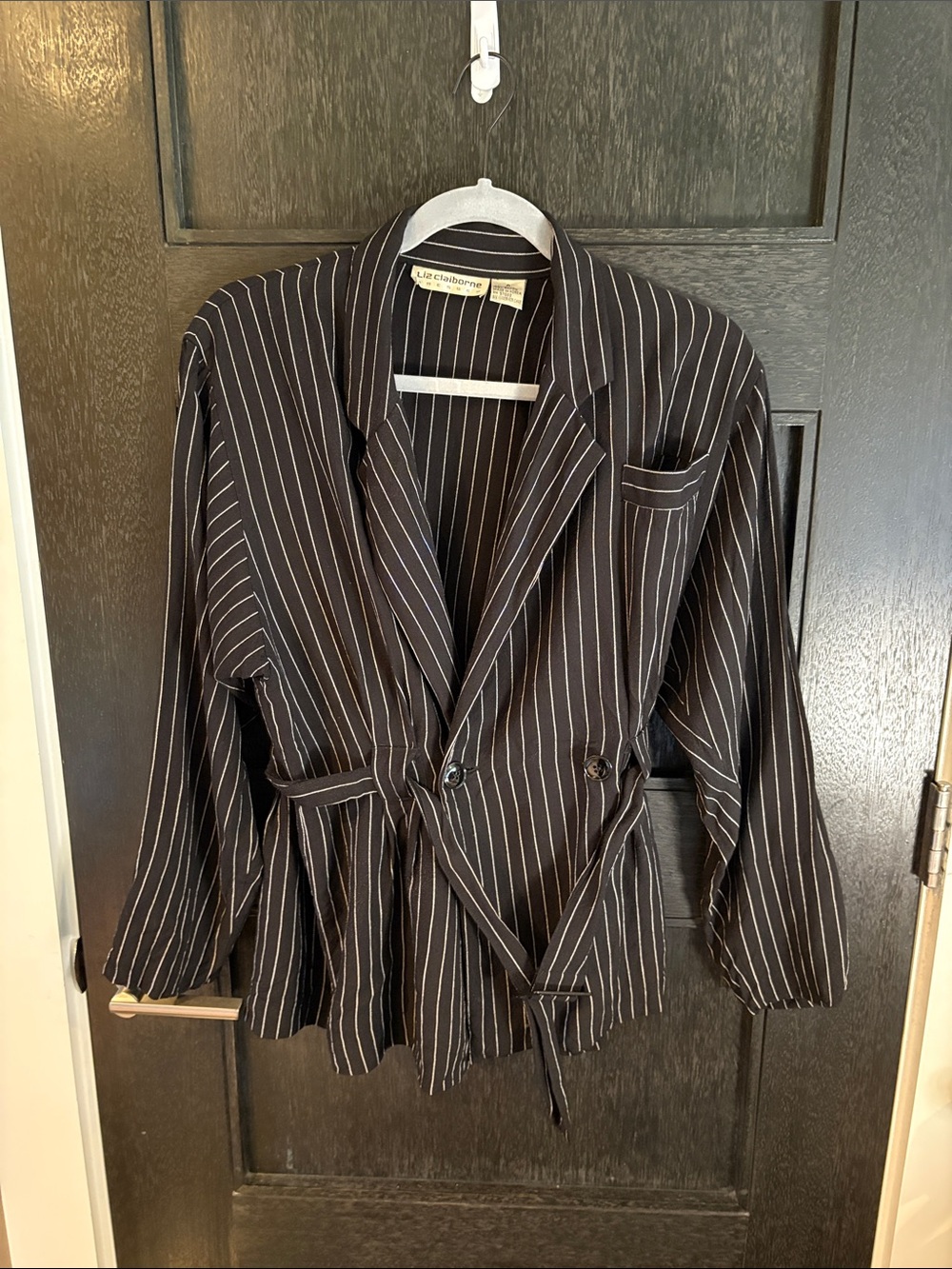 Liz Claiborne dresses rayon blazer with tie